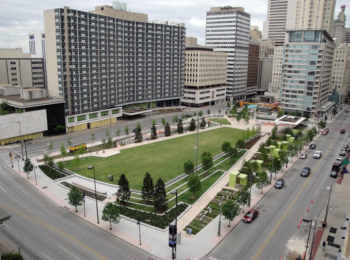 Main Street Garden in downtown Dallas, Texas