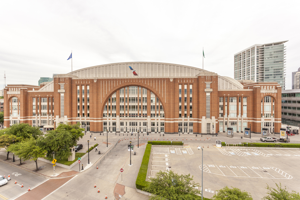 American Airlines Center Arena in Dallas, Texas