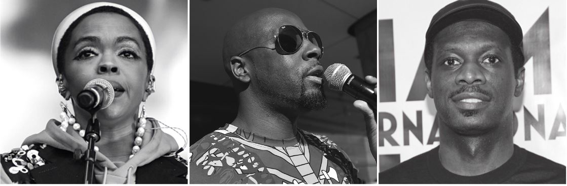 Lauryn Hill, Wyclef Jean, and Pras Michel