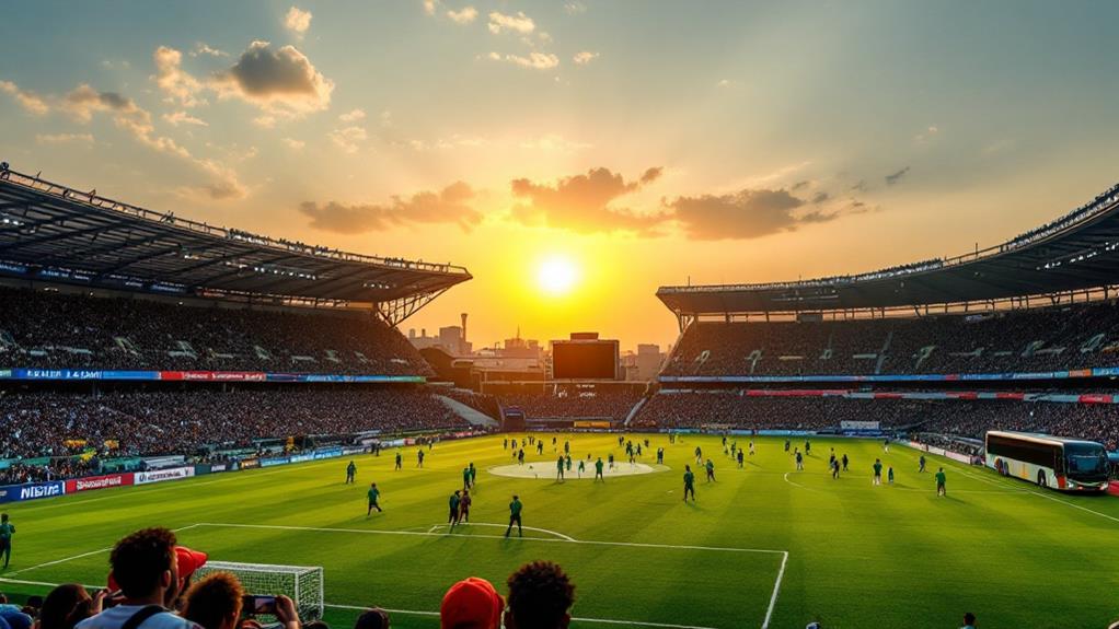 football stadium facilities support
