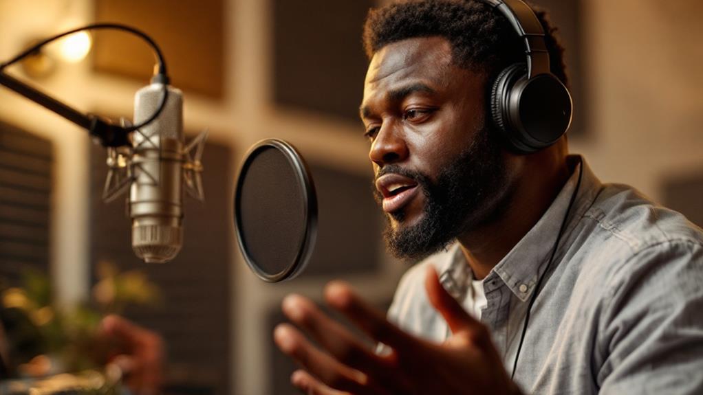 performing verbally expressive audio narration